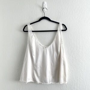Retro Vassarette White Dainty Sleeveless Lightweight Top Womens Size 3XL
